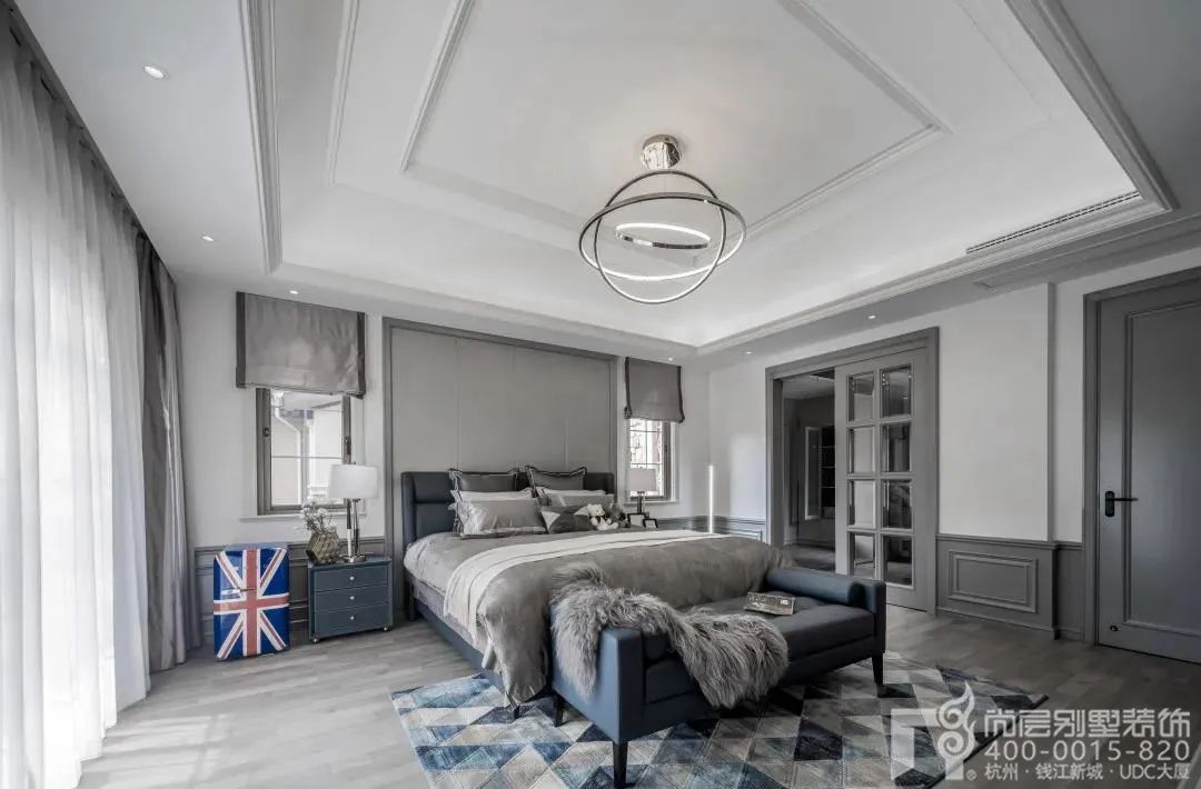 现代美式别墅设计丨尚层别墅装饰-49