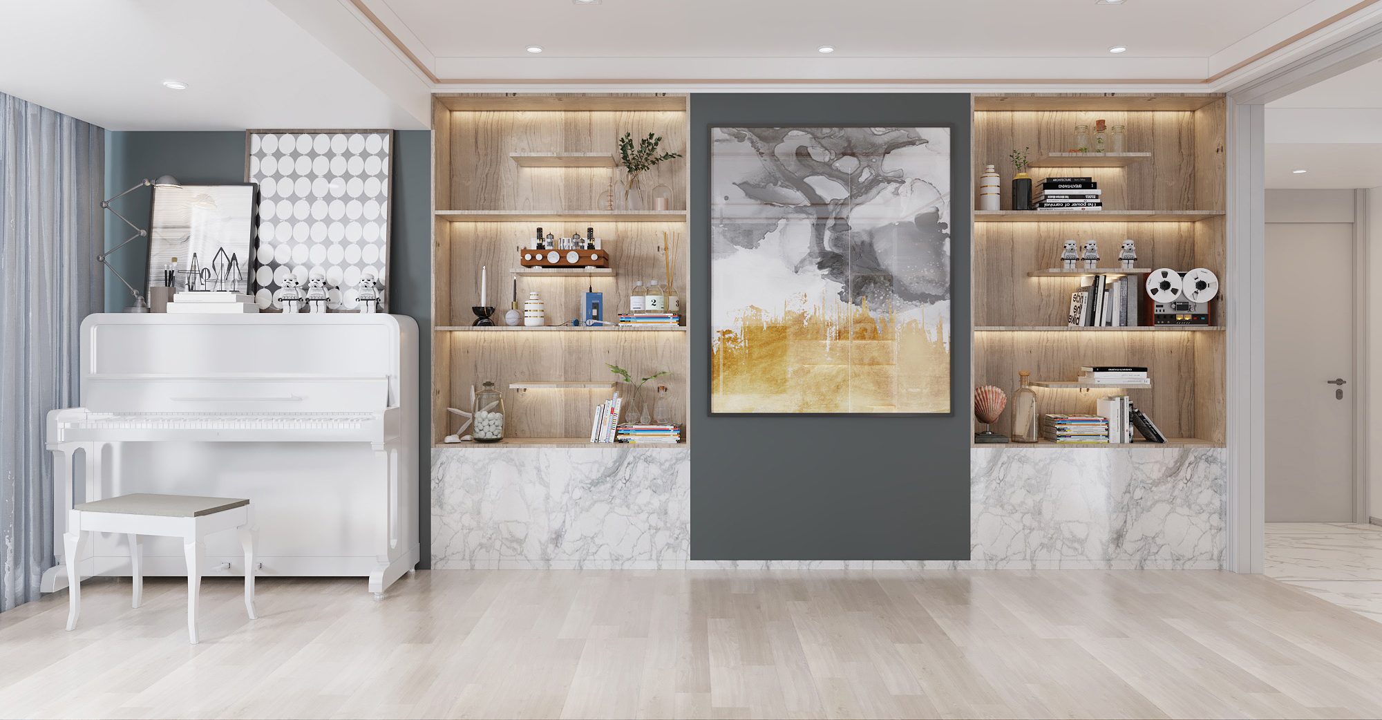 乐山雅居乐小书房与儿童房设计-11