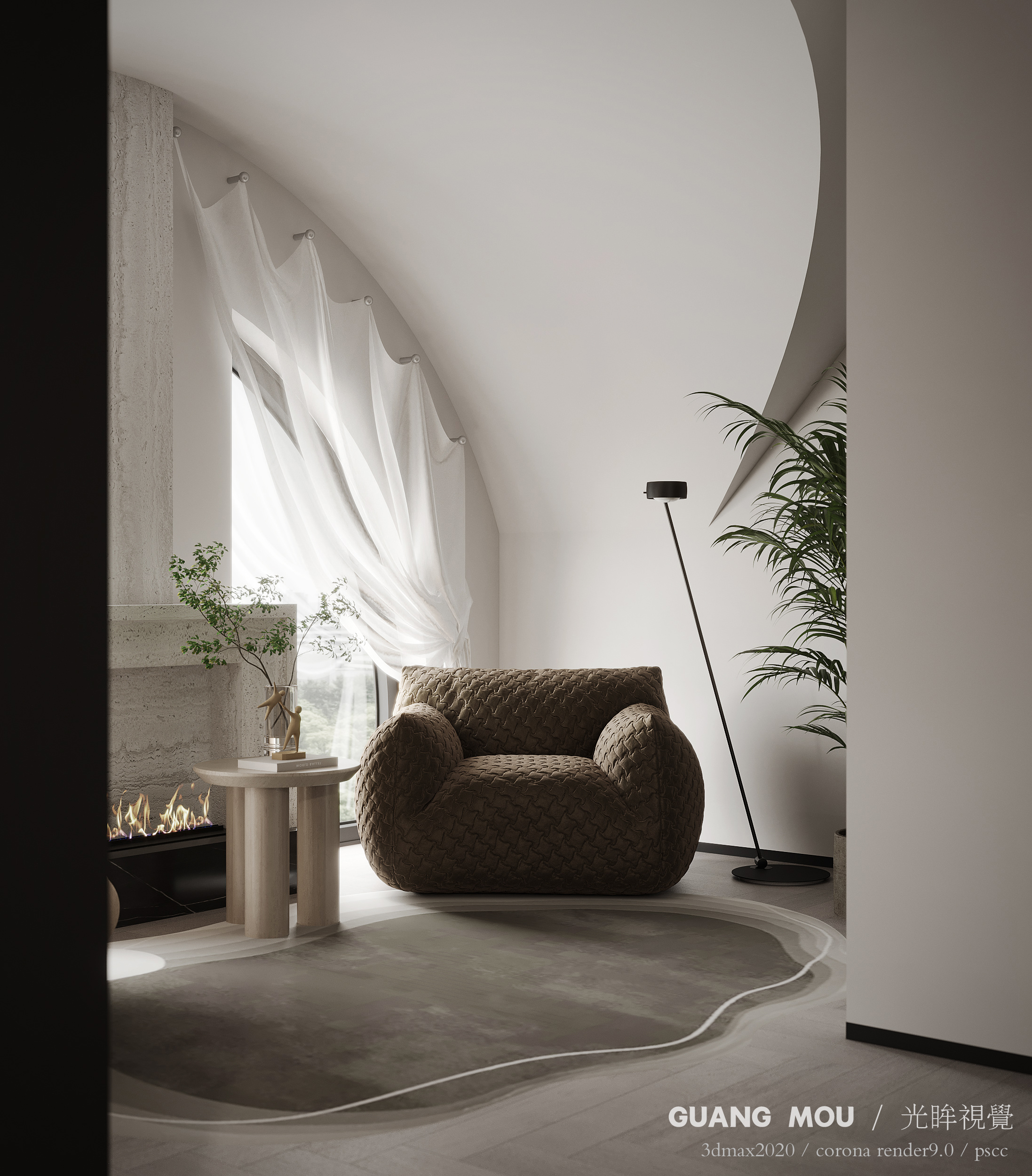 现代家具渲染丨光眸视觉表现-10