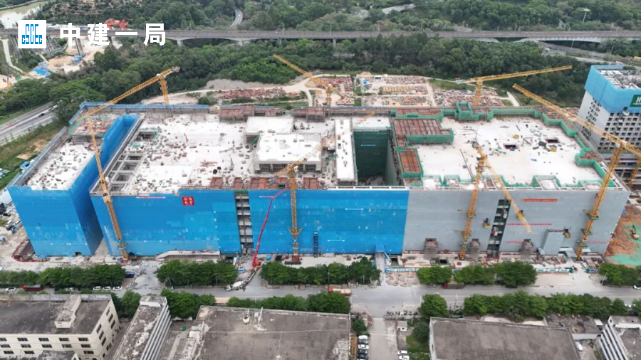 建设世界级先进制造城！中建一局承建的深圳“工业上楼”项目主体封顶-55