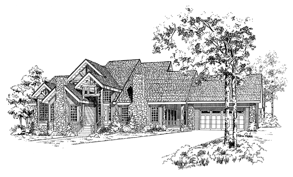 传统两层房屋设计方案3135-5