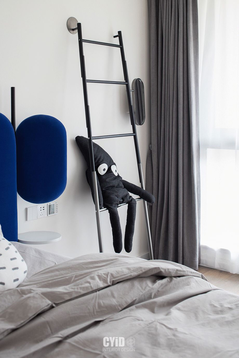 旋转艺术楼梯 x Mid-Century 家居风，打造治愈系生活空间-50