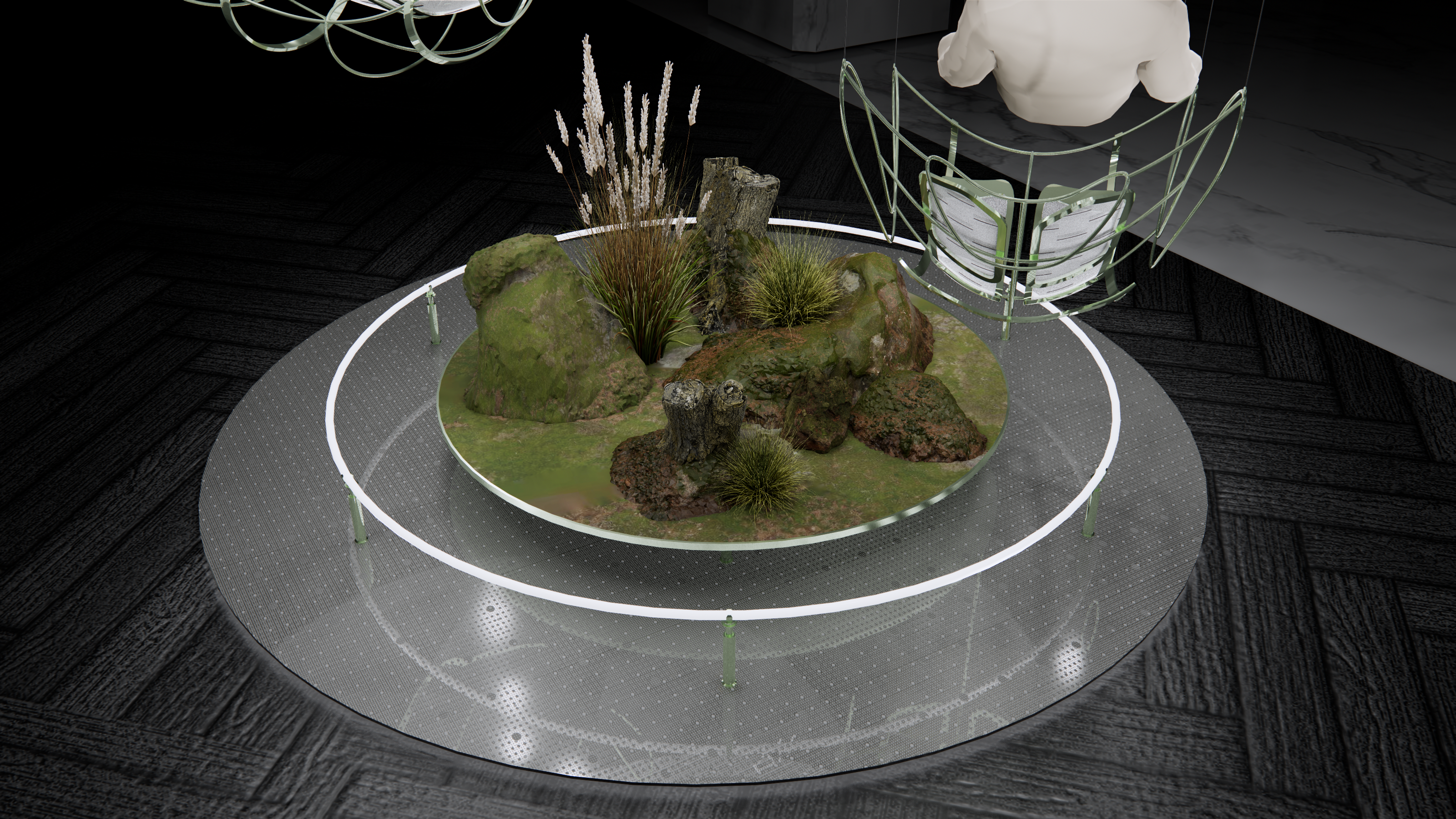 波司登舒适户外橱窗中岛边场设计-7