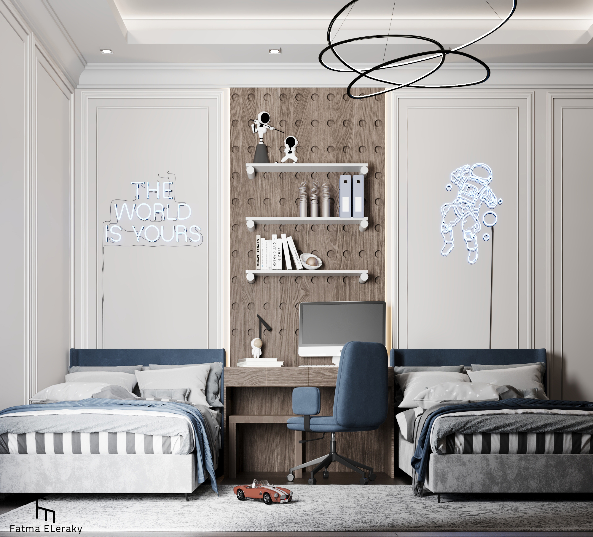 男孩卧室设计-4