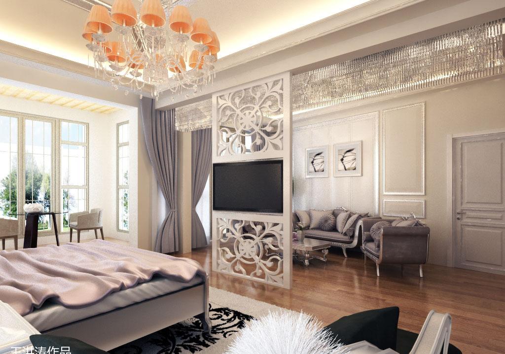 
白色欧式别墅 -11