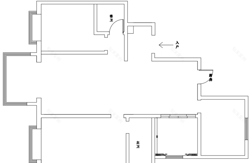现代简约拱形门设计-0