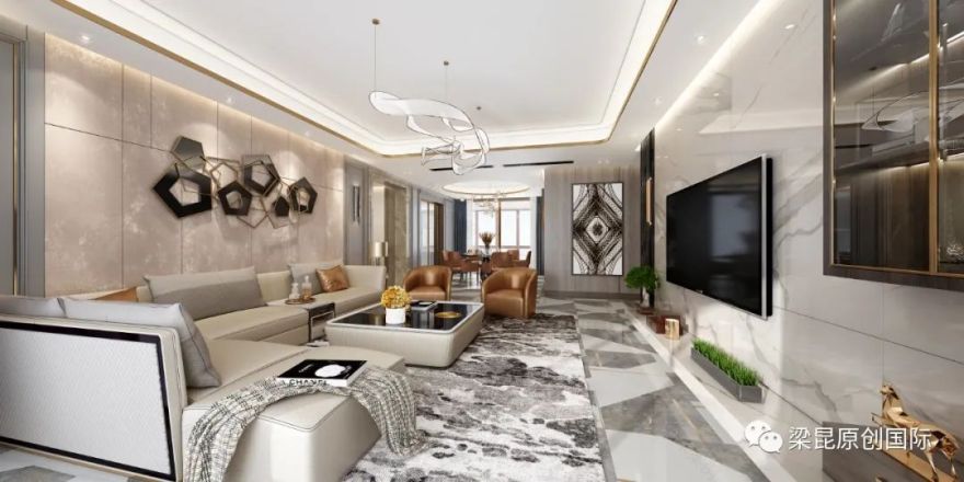 新外滩三代同堂的 272㎡美式轻奢之家-15