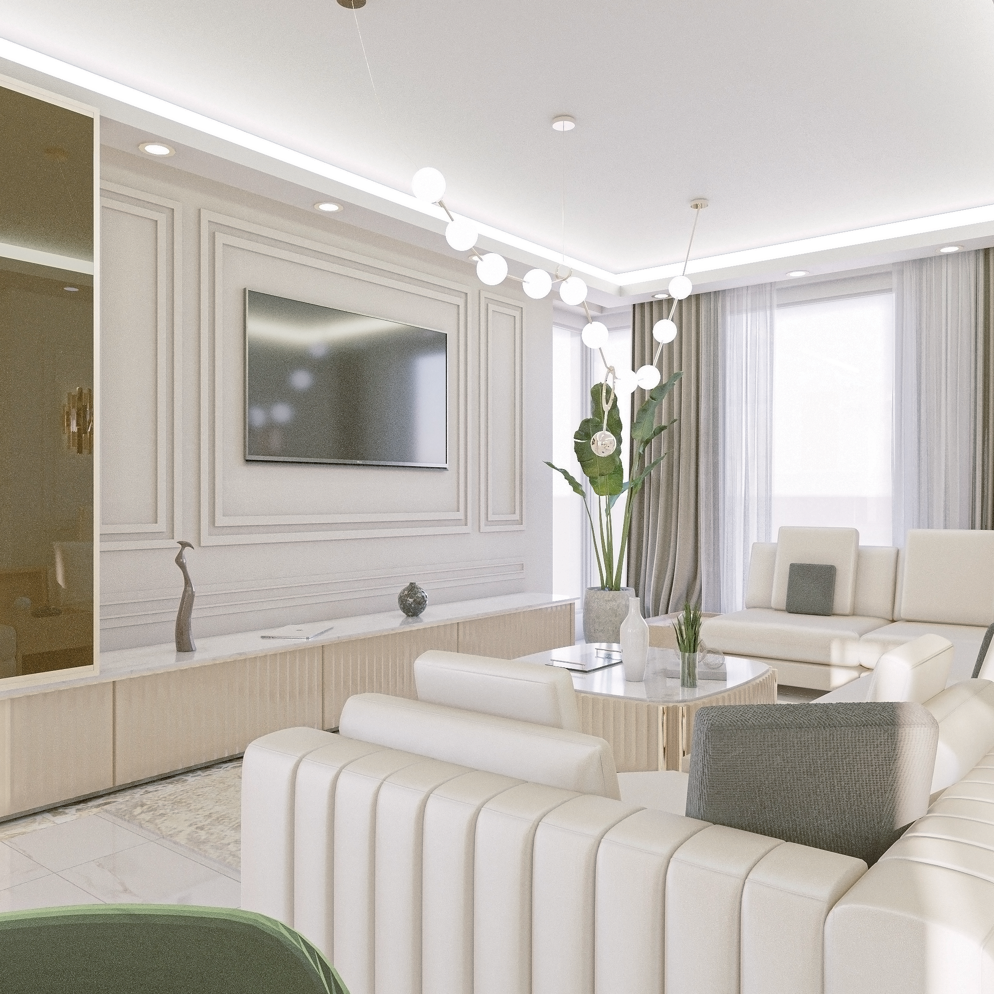Luxury Interior Design of the Living Area-4