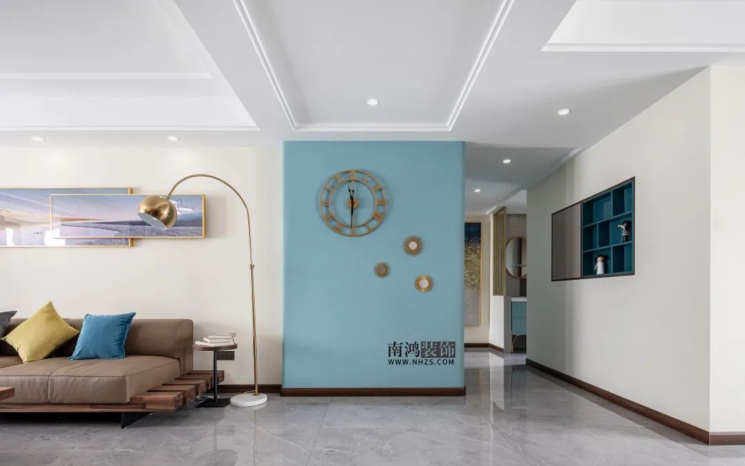 天一家园现代风格胡桃木家居设计丨浙江南鸿装饰-45