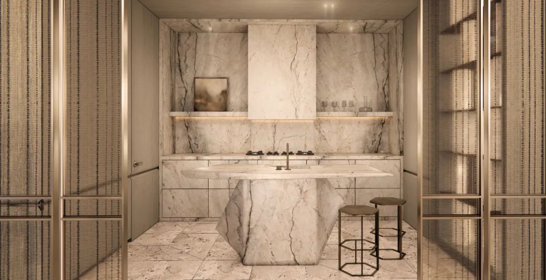 珠海琴澳湾1号「雲玺」425㎡超级大平层丨中国珠海丨建筑设计为Aedas凯达环球,室内设计为Yabu Pushelberg-31