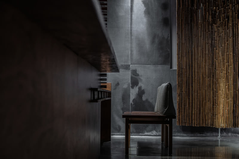 蜀地文化水墨韵味的餐厅空间设计-8