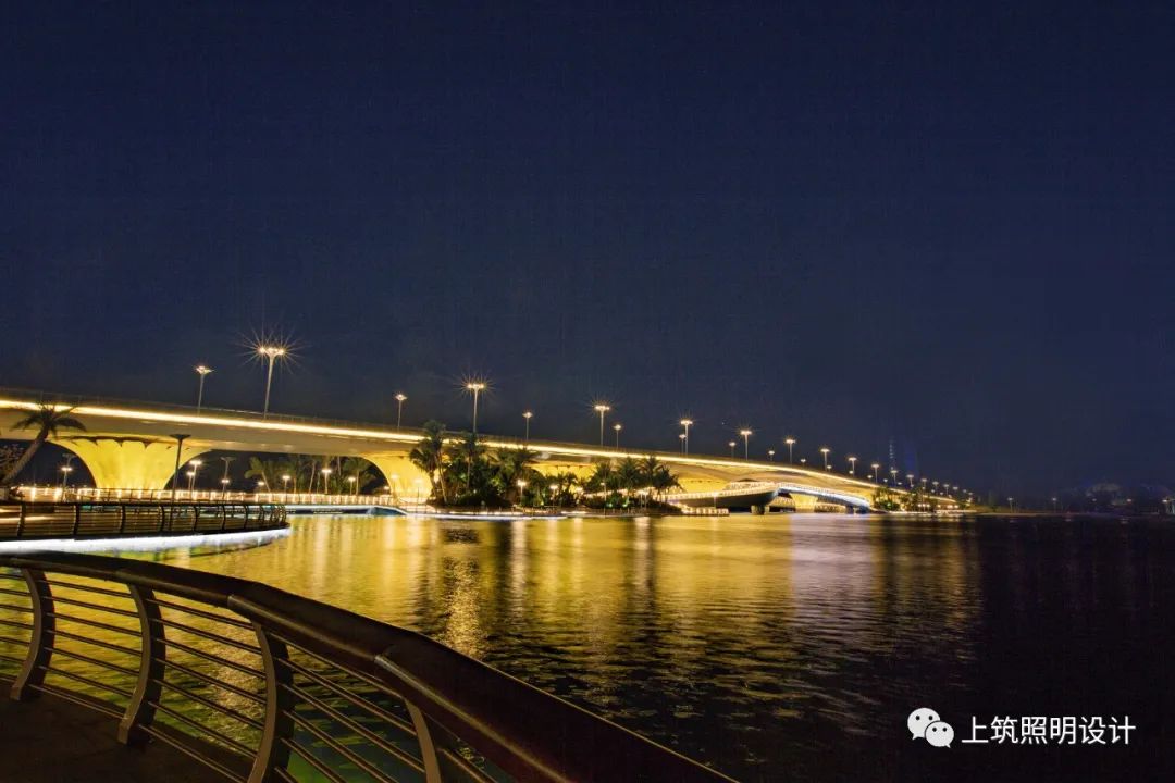上筑国际照明设计 | 恒大海花岛入岛桥梁 | 浪漫花桥,光影交织-118