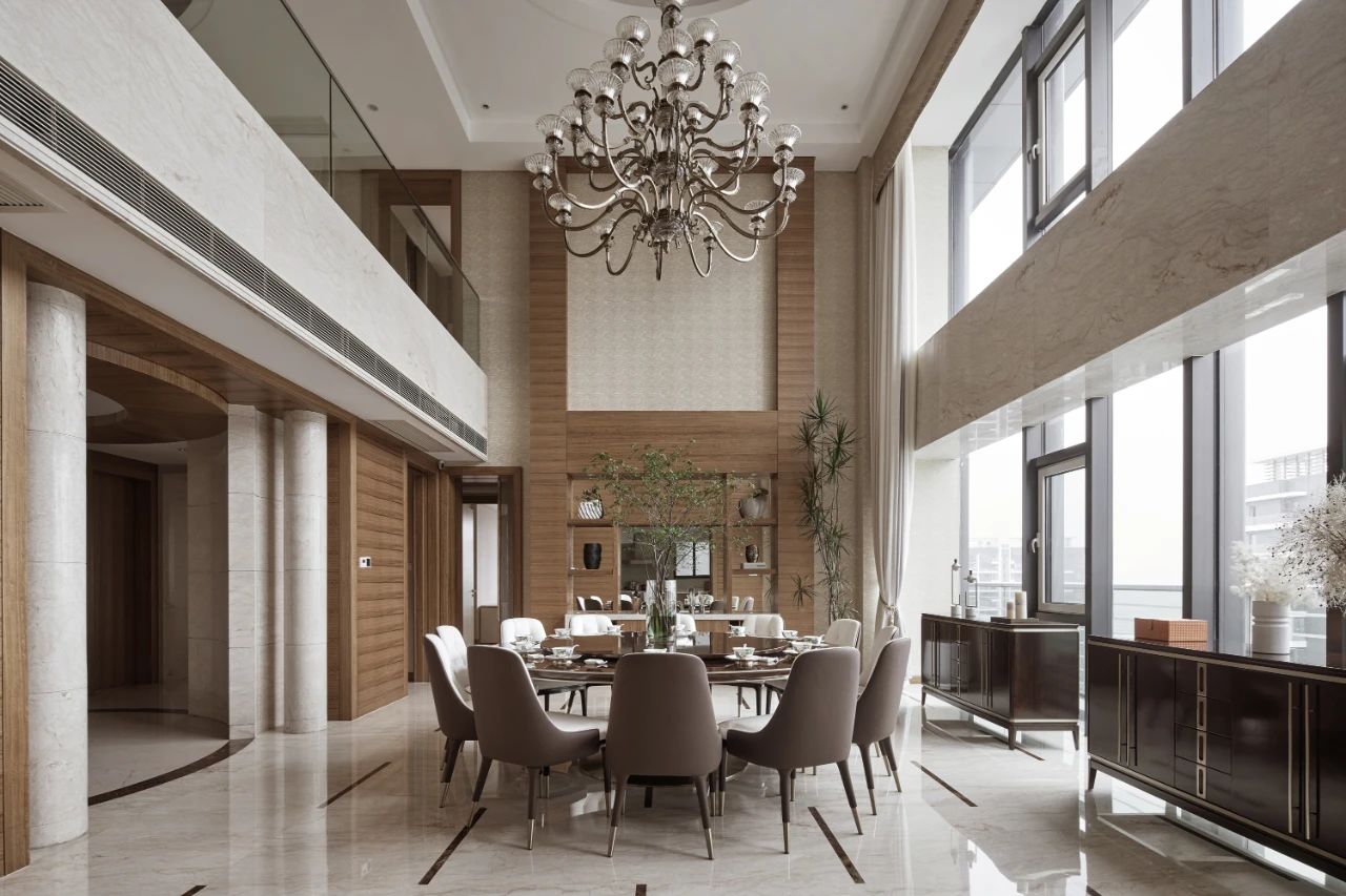 杭州和洛空间设计 | 700㎡港式别墅,精致木质栖所诠释怀旧情怀-10