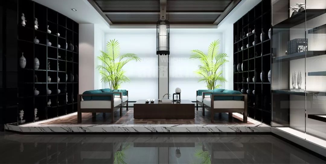 现代新中式，华清宫文化创意公司的优雅办公空间-35