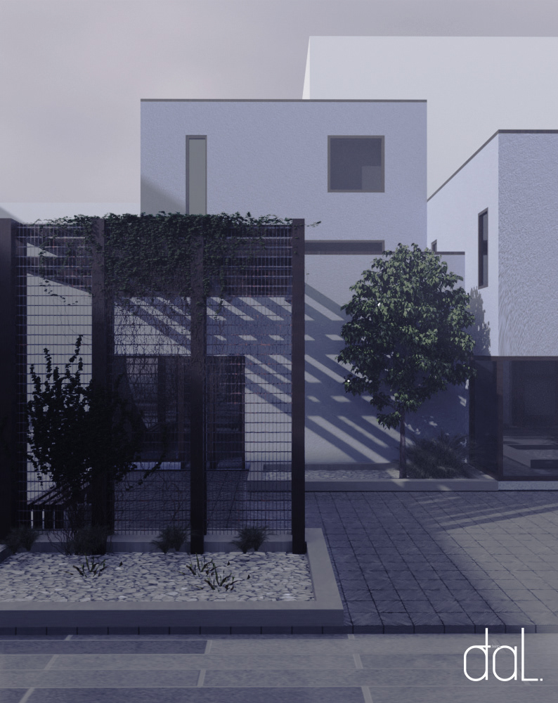 蓝调建筑 · Blender 户外视觉设计-8