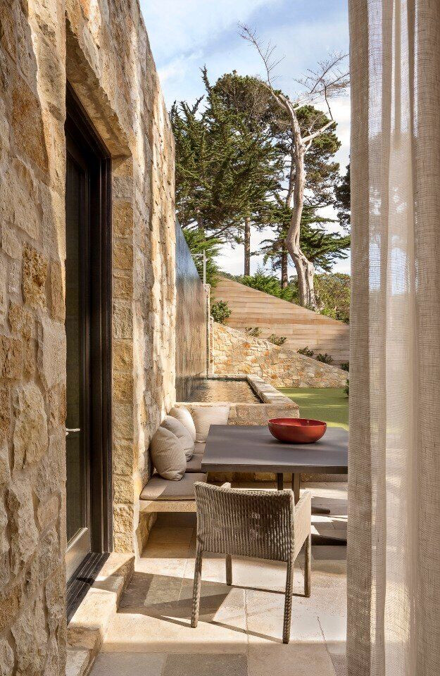 加州悬崖之上的绿色住宅-90