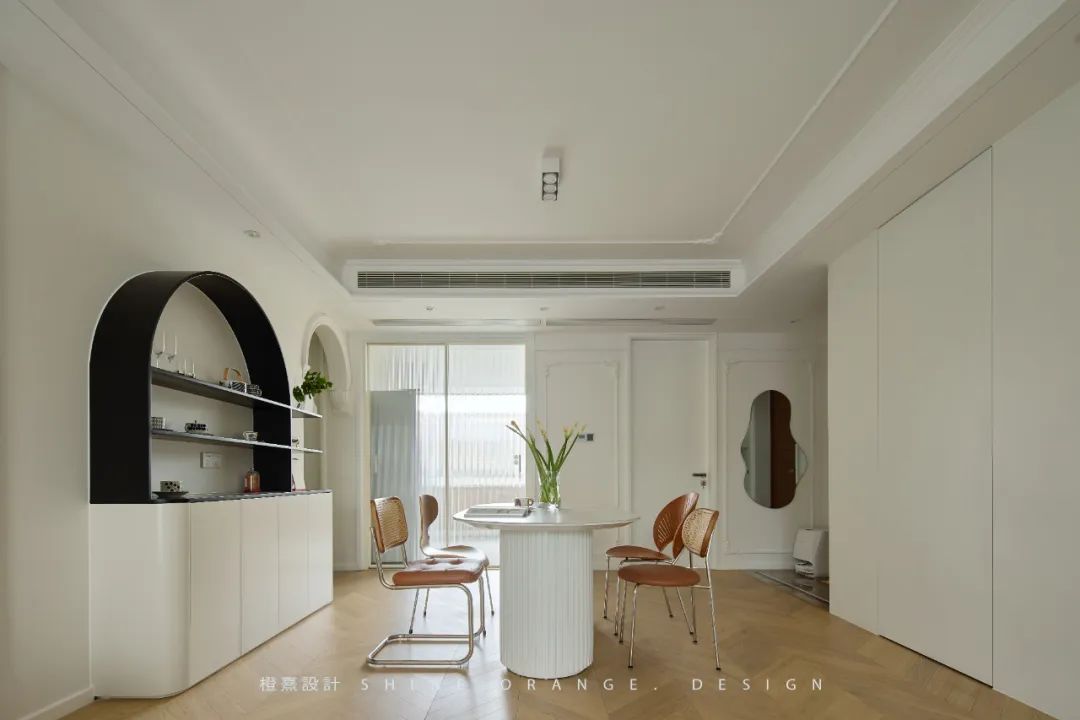 奶油系混搭风,打造130㎡优雅诗意家居空间丨中国宁波丨橙熹设计-30