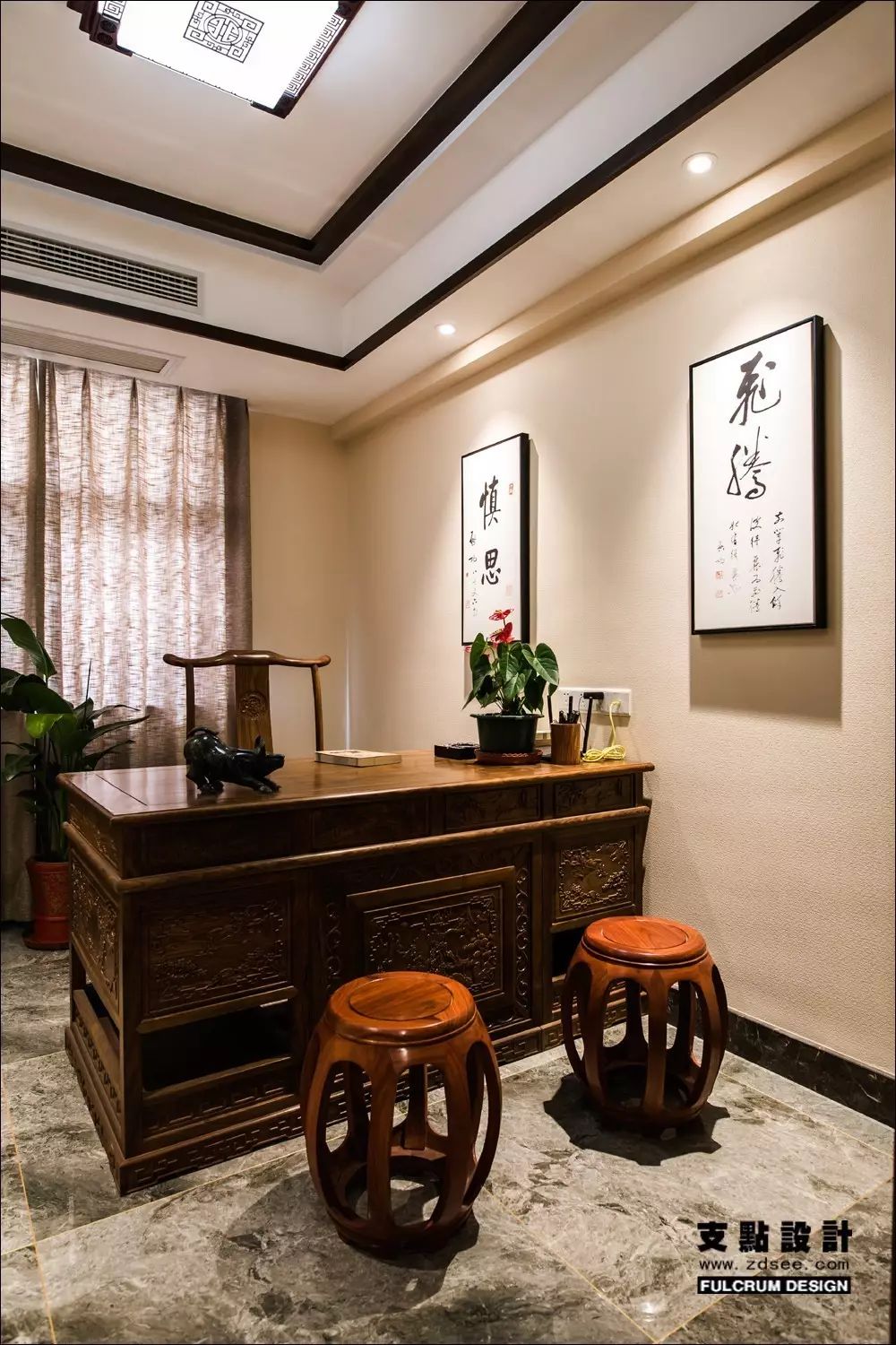 锦绣华府·听泉亭 | 现代元素与传统元素完美结合的中式设计-22