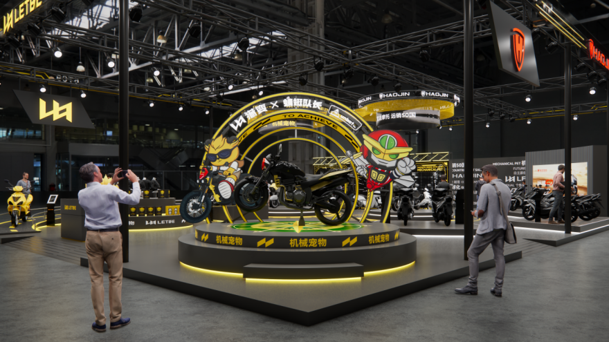 重庆猎变摩托车展快闪展台设计丨中国重庆丨肆墨(深圳)设计顾问有限公司-36