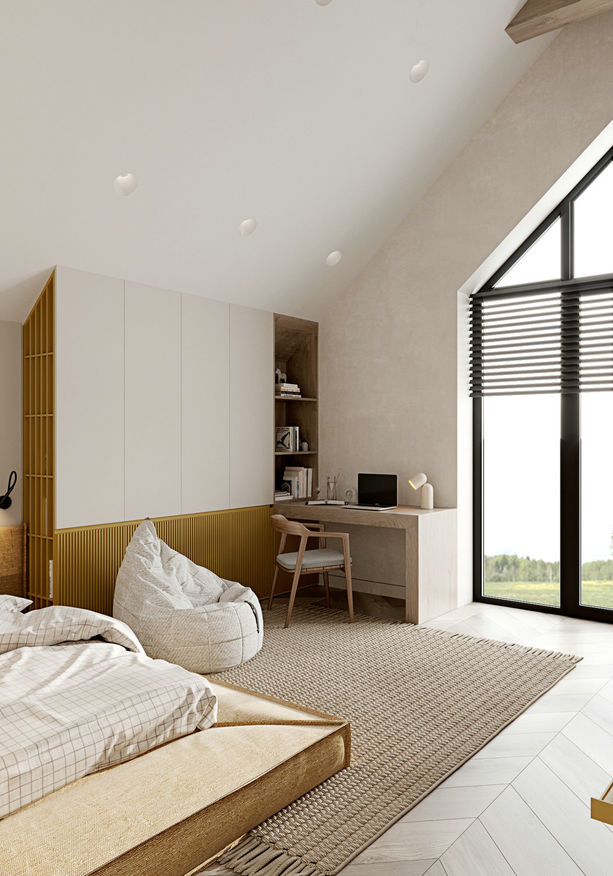 200㎡原木风住宅设计-19