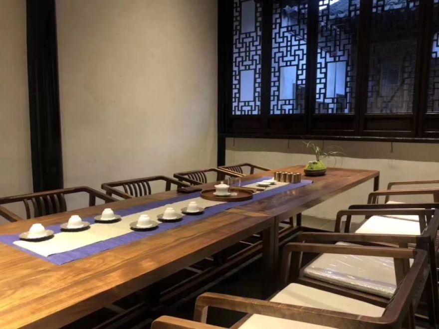 青果巷传奇松健堂,素简茶家具带来传统与现代的碰撞-23