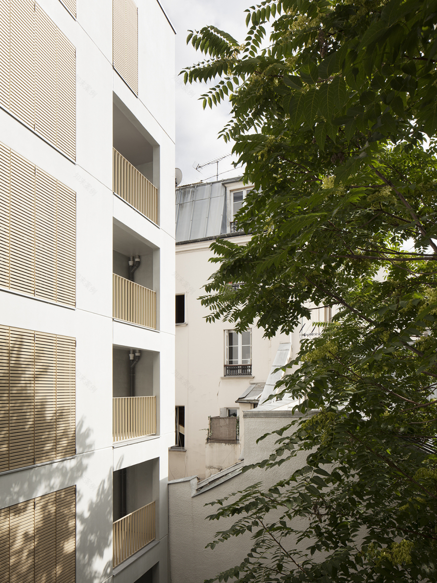 14 housing units 1 retail space rue saint maur paris 10-23