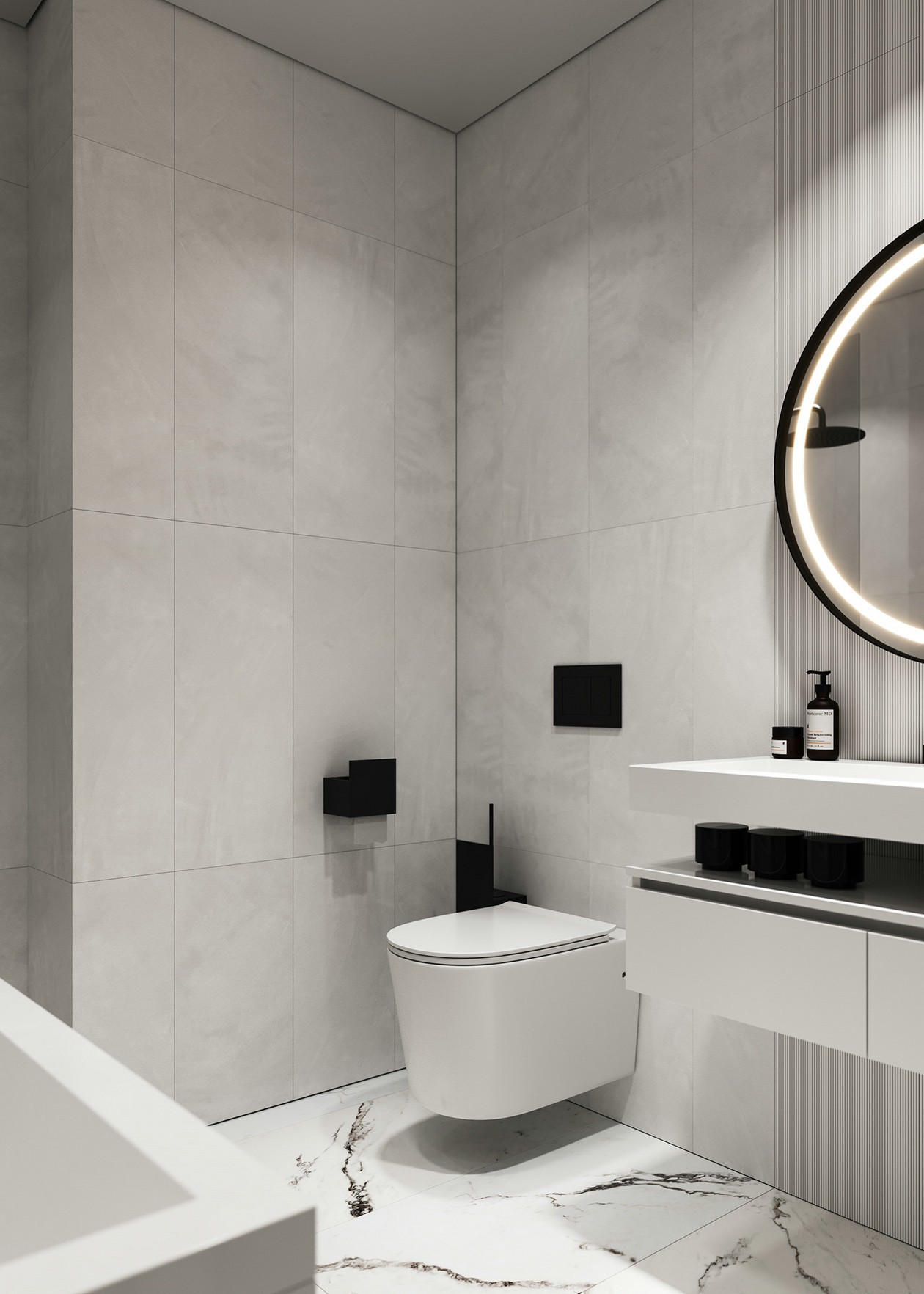 乌克兰上城 130平简约空间设计-23