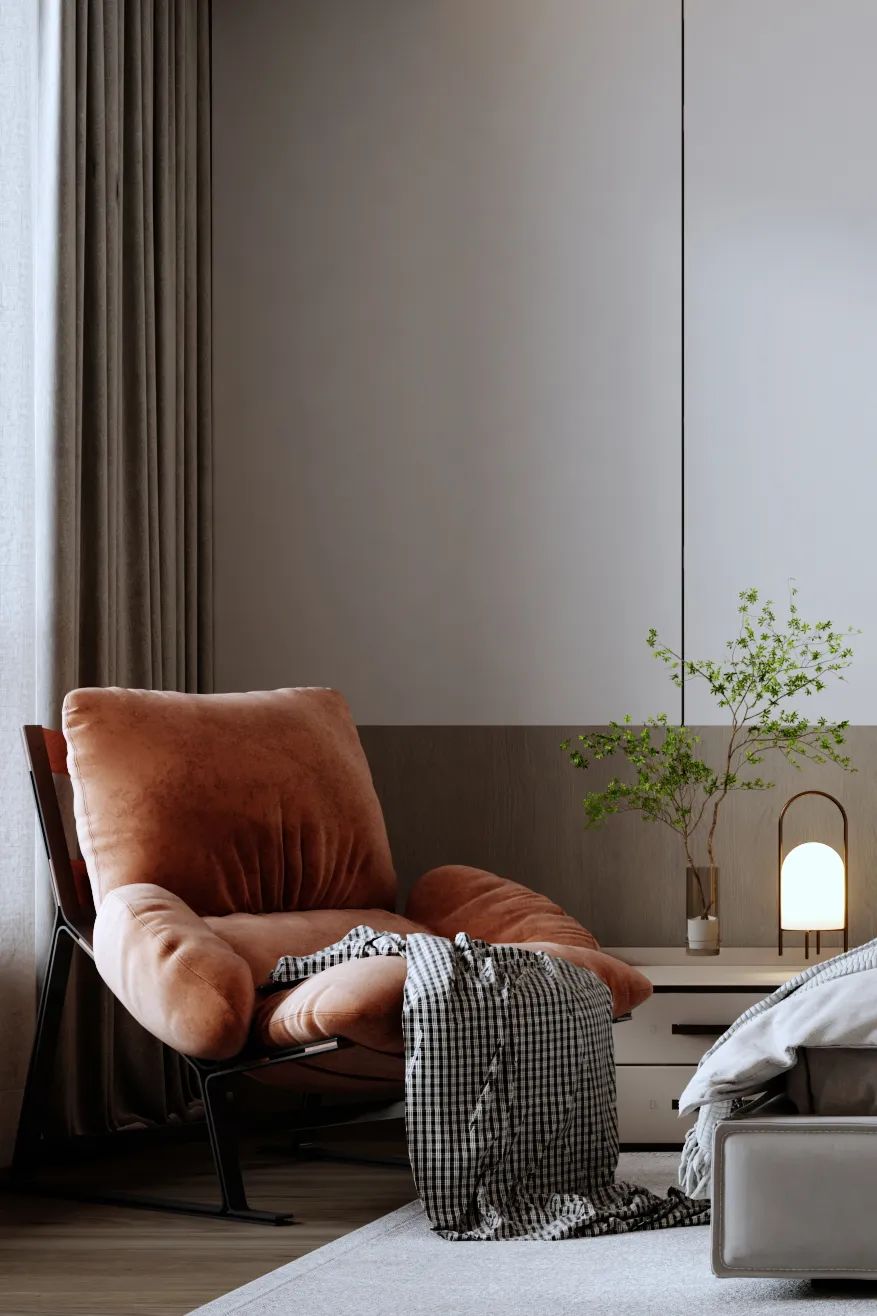 浏阳城市花园高级灰住宅丨中国湖南丨纵向·空间设计-20