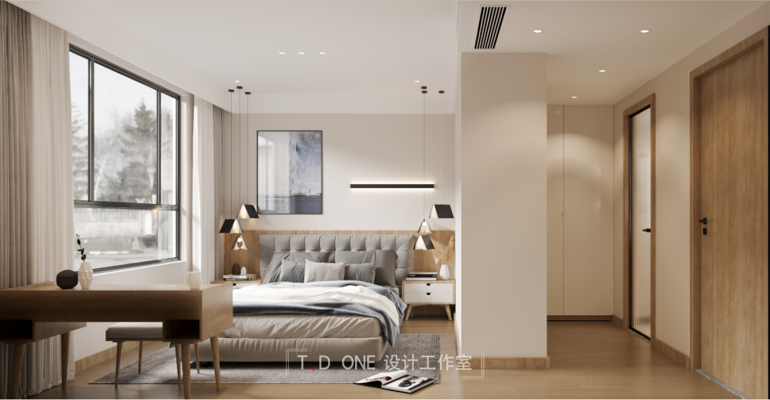 中南林樾的原木奶油风住宅丨T·D ONE 设计工作室-37