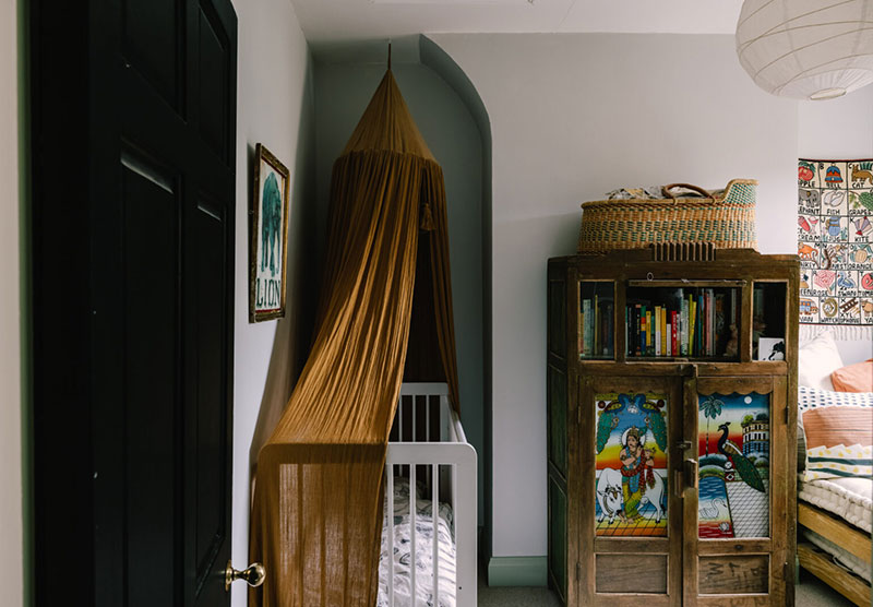 伦敦 19 世纪家园的复古绿意-26