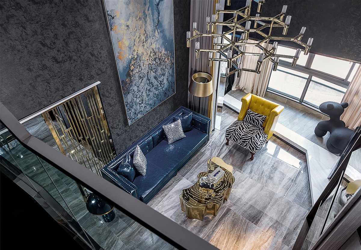 杭州捌零玖零设计|150㎡复式LOFT现代法式轻奢-32