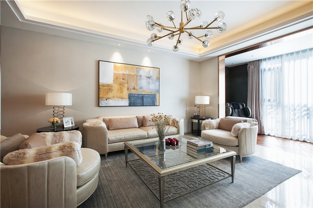 欢乐佳园现代前卫三口之家,精致轻奢生活空间-19