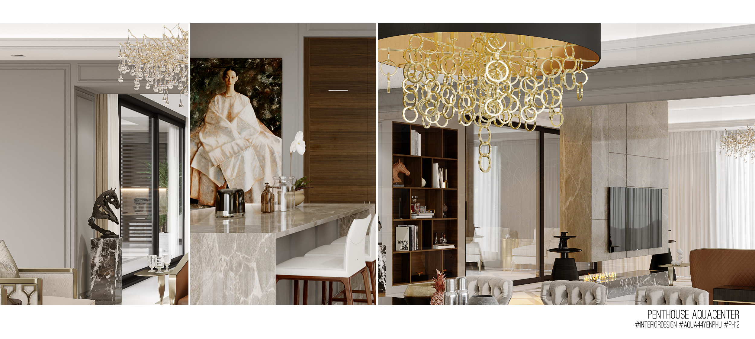 河内水中心顶层公寓丨越南河内-12