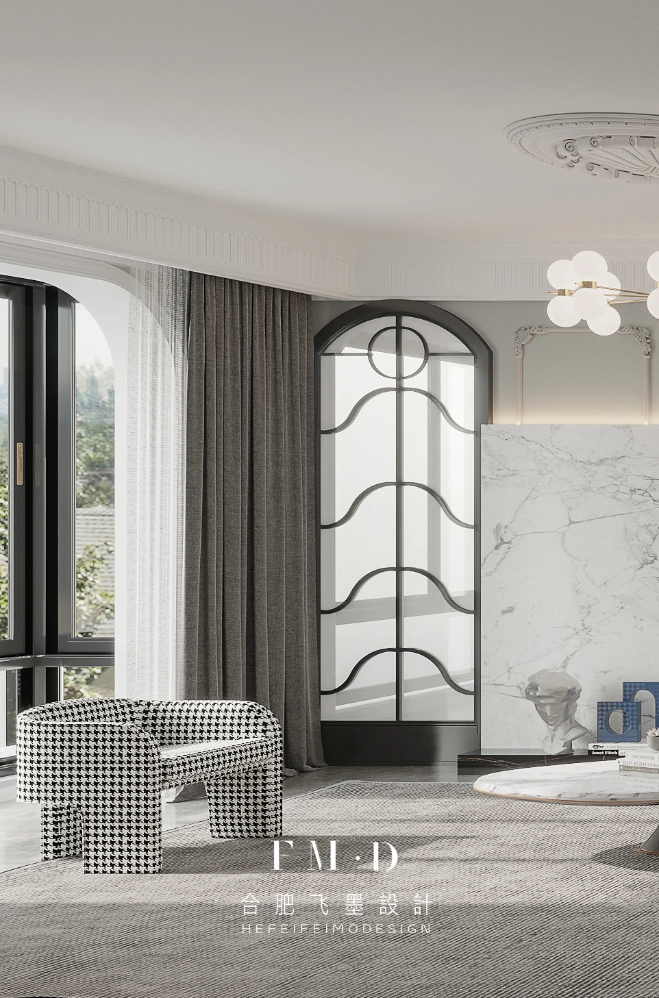 合肥万振逍遥苑 140㎡轻奢法式婚房，设计让生活始终保持新鲜感-20