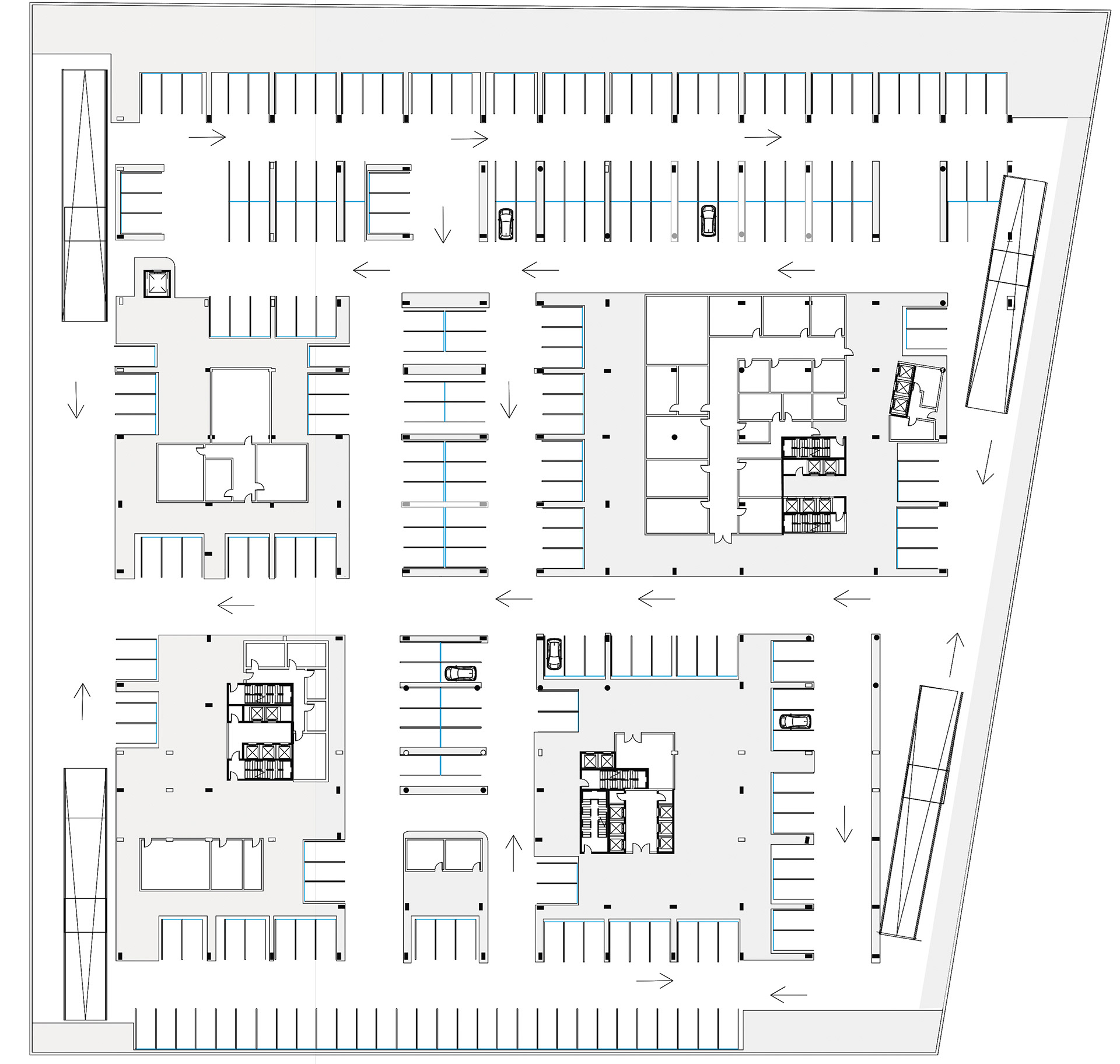 V  TOWER  NEW ALAMEIN CITY商业与住宅塔楼丨开罗大学工程学院建筑系-16