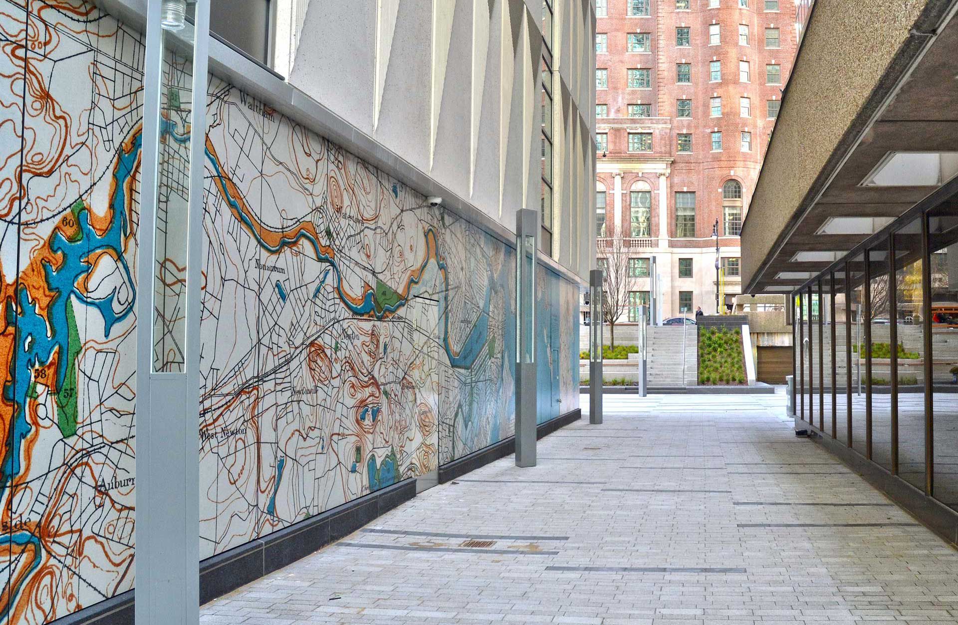 波士顿萨福克大学景观设计展现原始地形-11