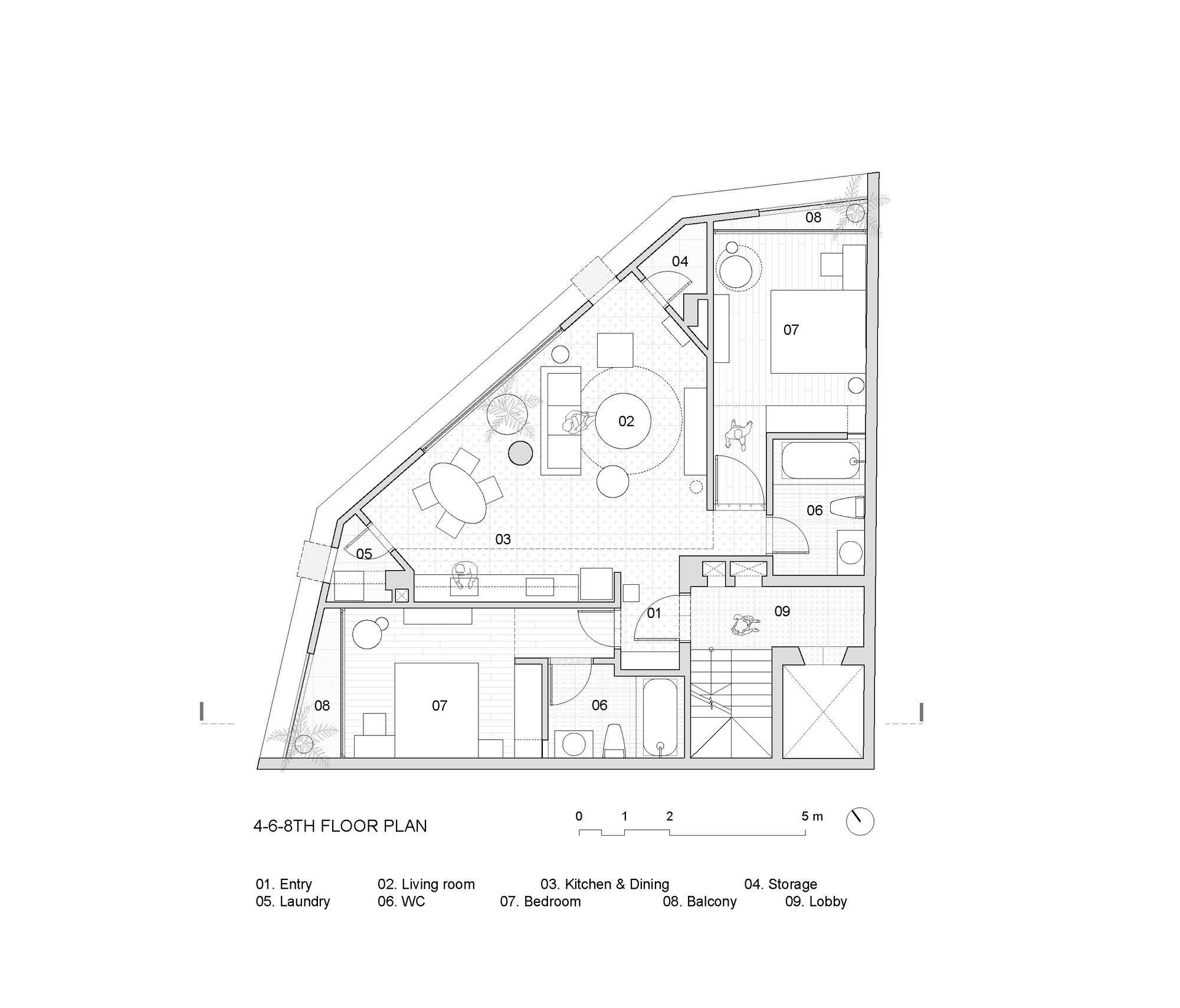 TNV 咖啡与综合大楼丨越南河内丨Comma Studio-49