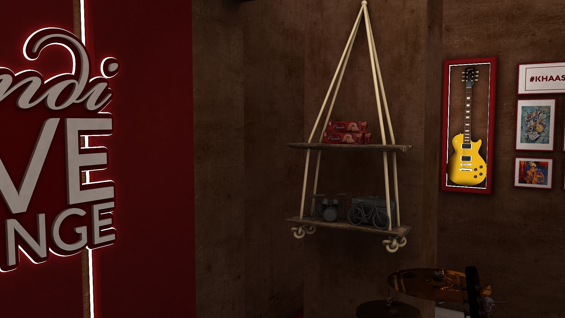 Candi Live Lounge 室内设计-17