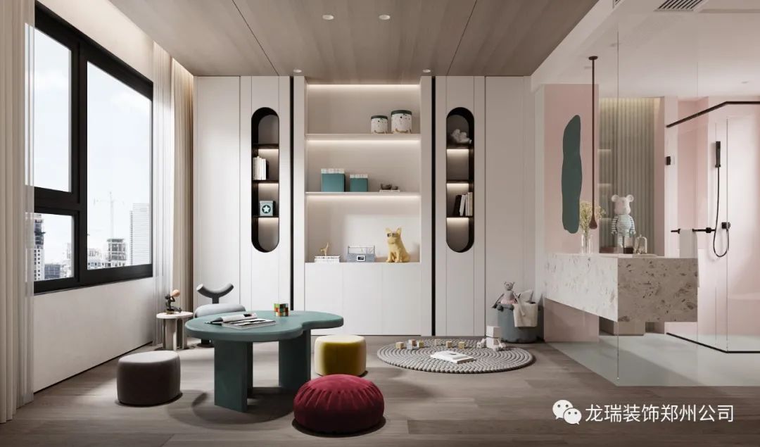 现代简约龙瑞设计丨中国郑州丨郑州龙瑞装饰工程有限公司-37