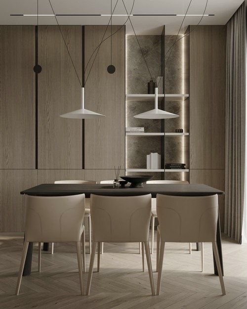 91㎡简约风住宅设计 既精致又有质感！-4