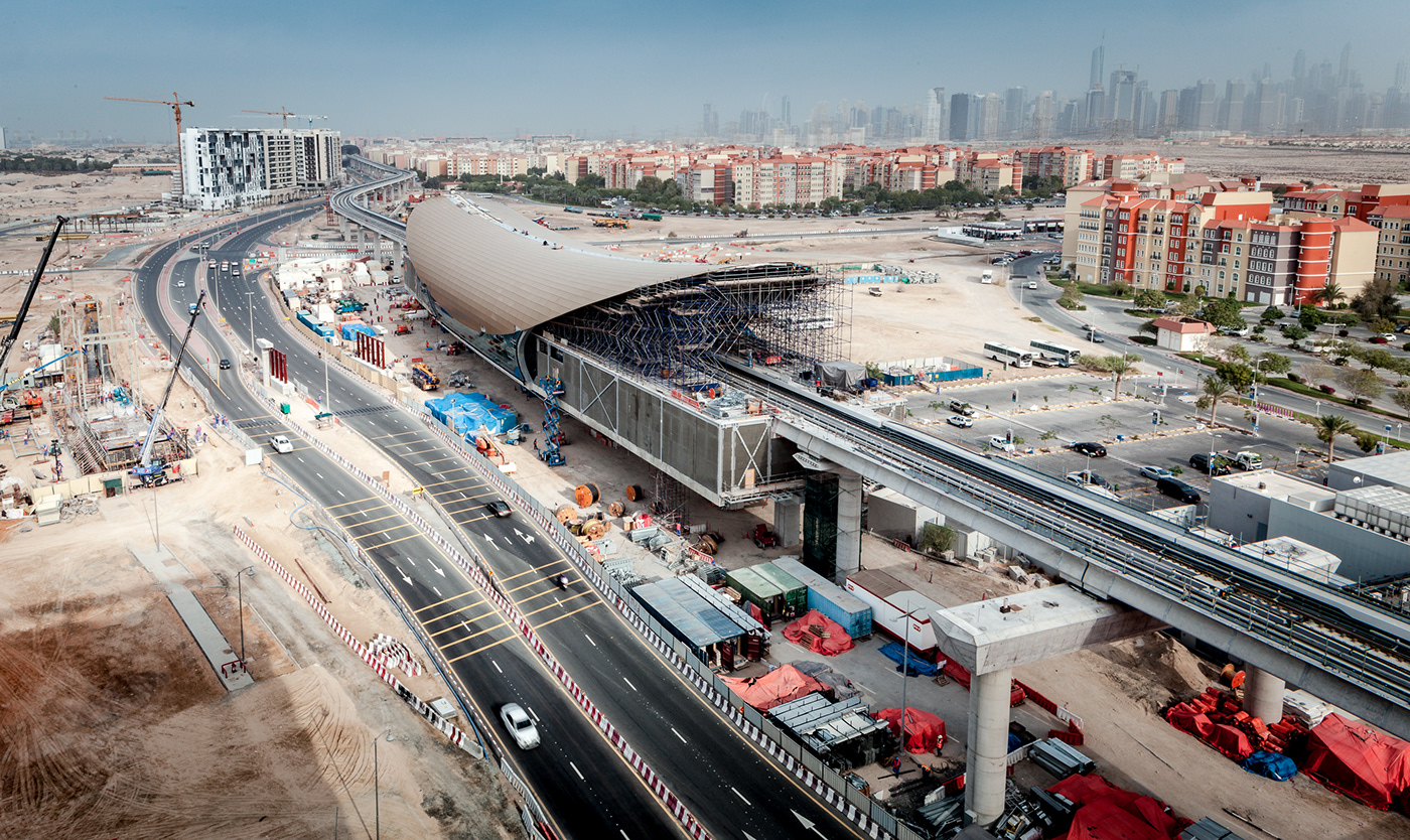 迪拜地铁 R71 线发现花园站 | 五年建设历程的惊艳终点-8