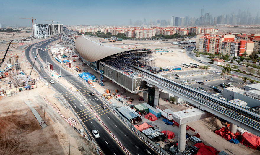 迪拜地铁 R71 线发现花园站 | 五年建设历程的惊艳终点-8