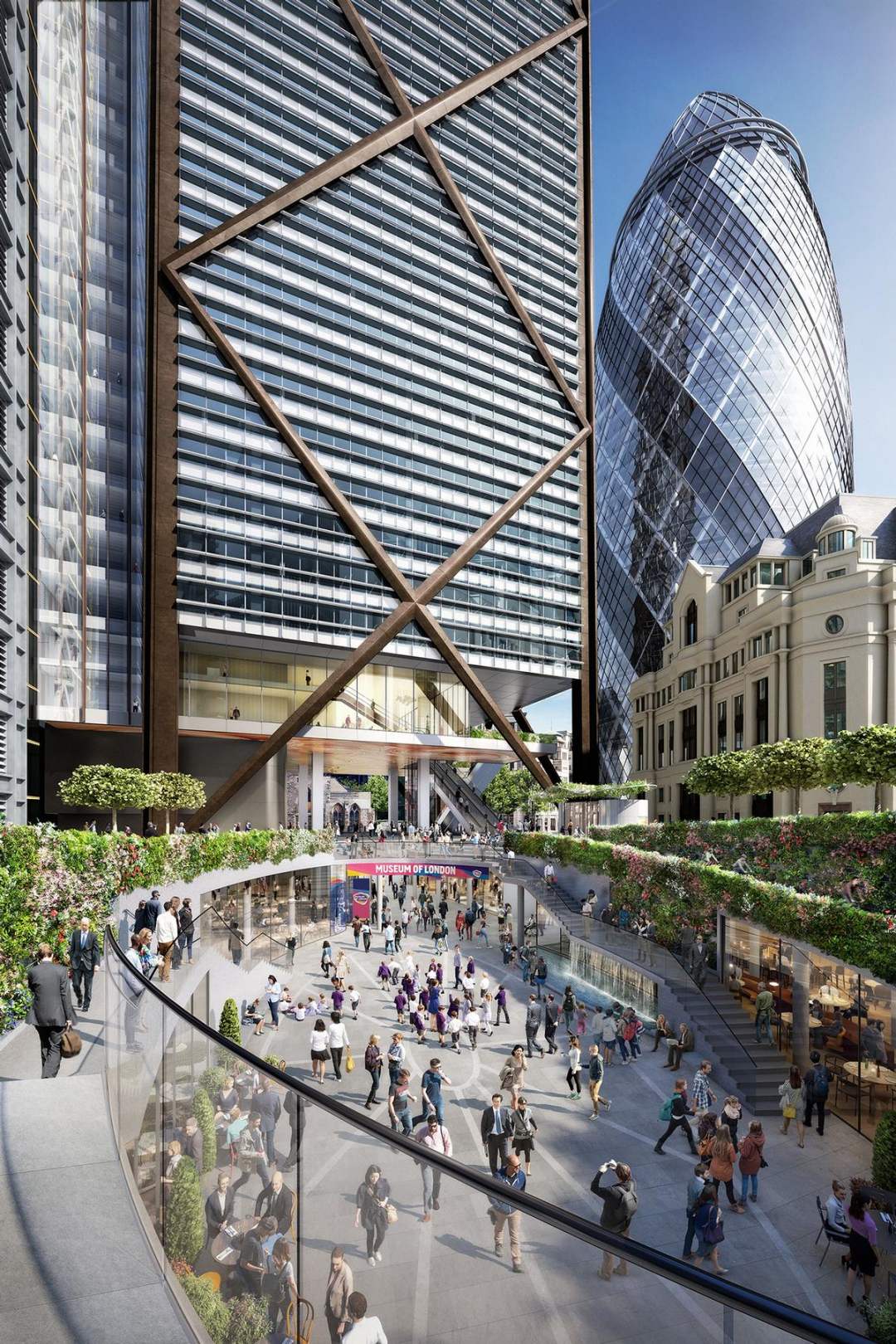 伦敦金融城 One Undershaft 摩天大楼丨英国伦敦丨Eric Parry Architects-16