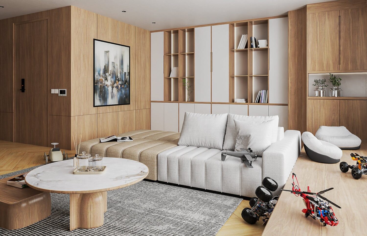 13963. Free Sketchup Apartment Interior Model Download-3