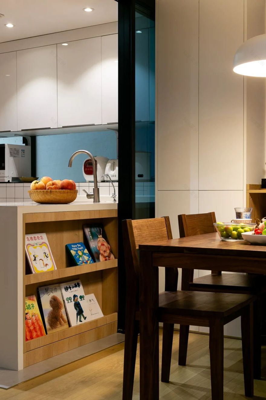 深圳 99㎡小三居,极致收纳+LDK 一体式设计-38