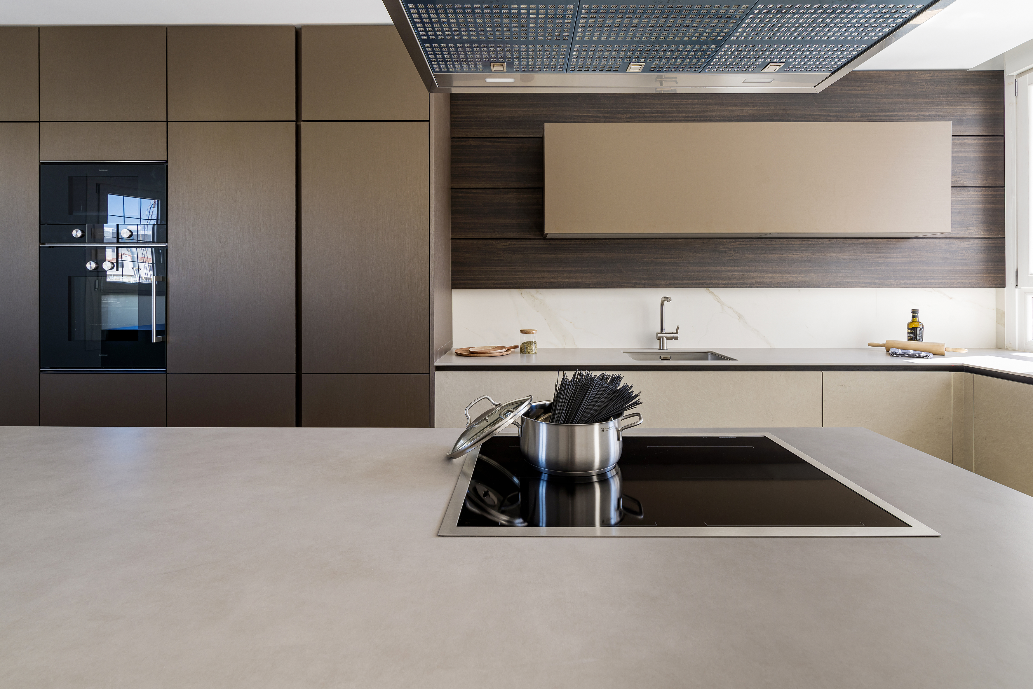 Cocina en residencial en Madrid By Materia-7