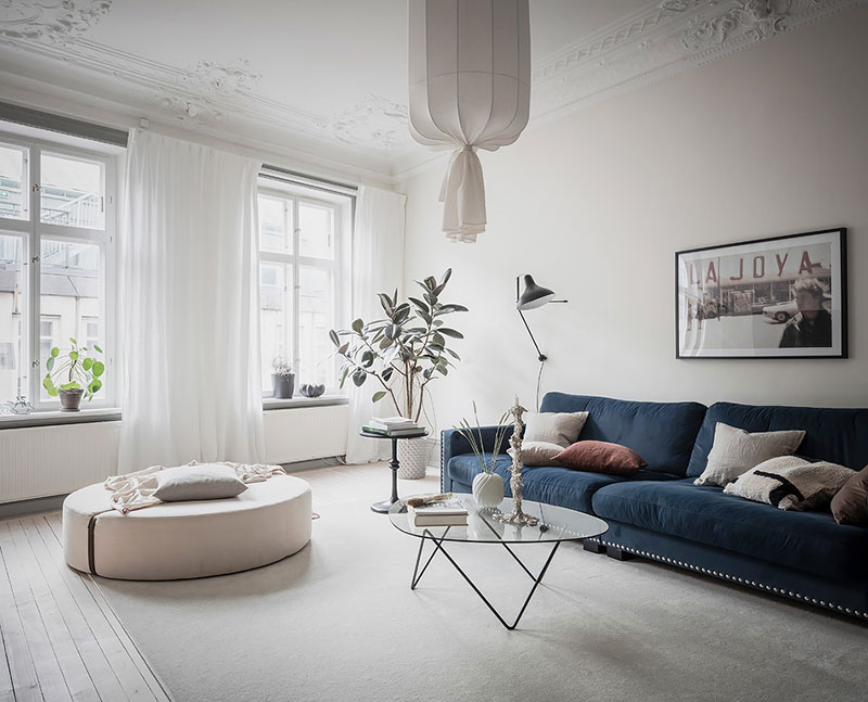 惊艳的斯堪的纳维亚公寓 | 经典与时尚的完美结合-3