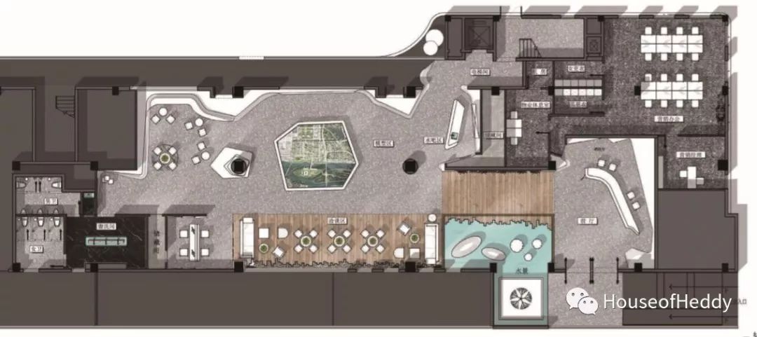首发 | 龙湖 · 九里晴川 · 揽境 | 绿意未来感的销售中心-25