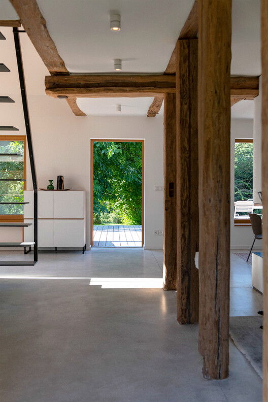 德国乡村百年老宅的现代复兴丨Hoff Architects,Sierra Boaz Cobb-18