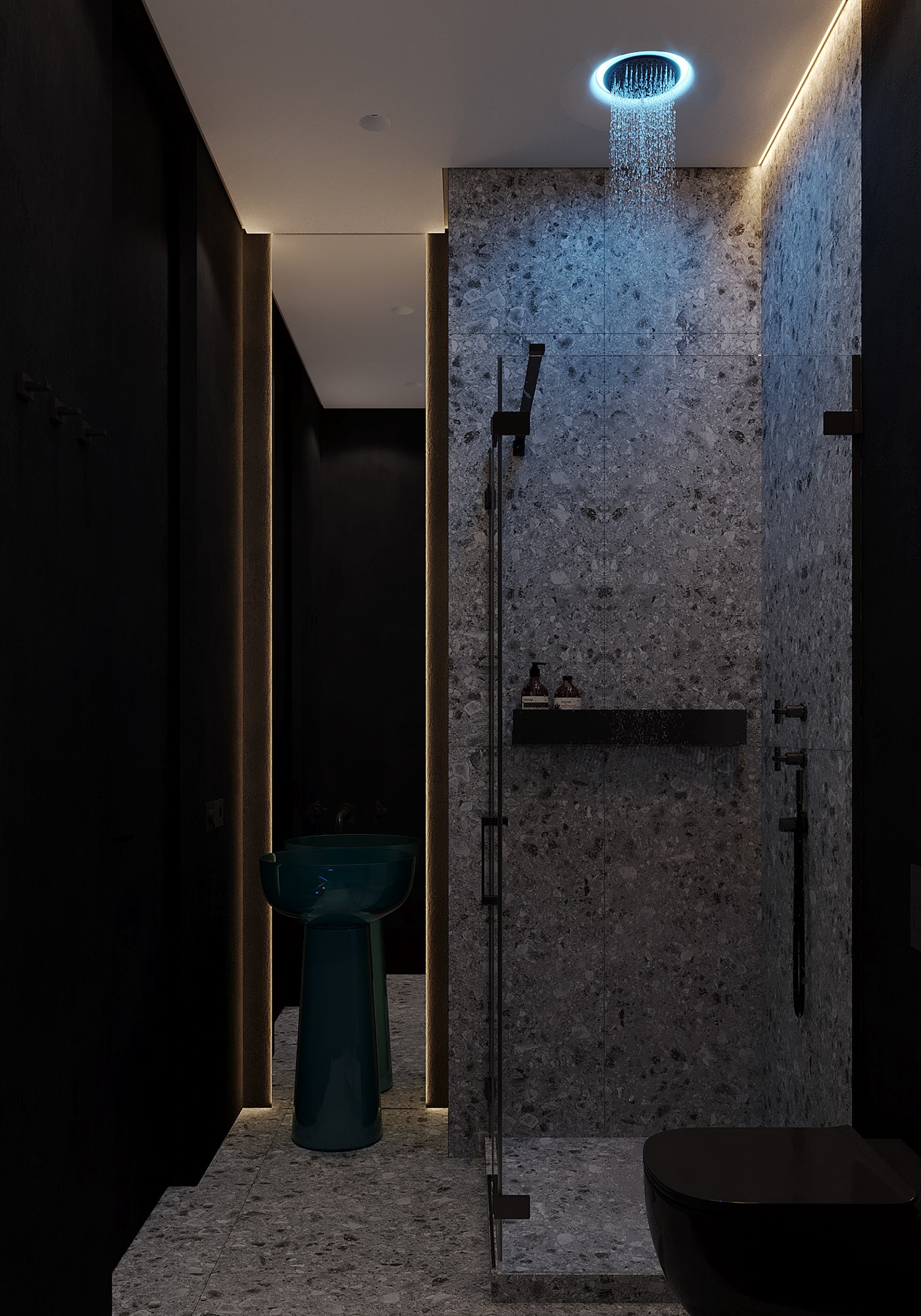 高级灰色系小空间公寓设计 超精致！-22